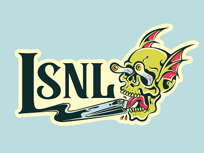 LSNL KOREA art work brand design branding design graphic design illustration stickers typography vector