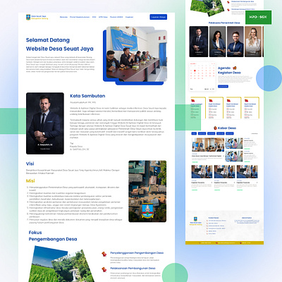 Desa Seuat Jaya - Website Design application ui design ux design website