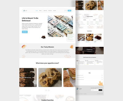 PureBakes Landing Page 3d animation branding design graphic design landing page ui ui design ux design website website design