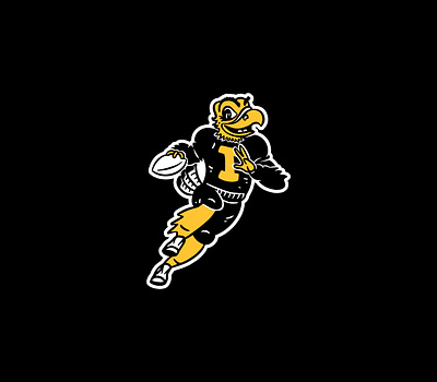 Iowa Hawkeyes Mascot - Herky apparel college college football football hawkeyes homage homefield illustration iowa mascot university