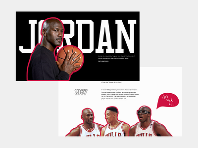 Landing page design / Longreed M.Jordan design desktop graphic design jordan landingpage longreed one page ui uidesign web design