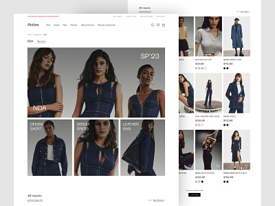 Attire - Fashion Marketplace boutique clean creative ecommerce fashion marketplace minimal product page shopping store ui uiux ux website