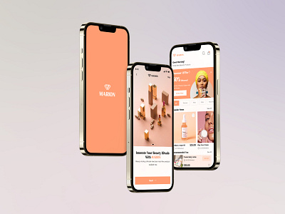 Marion Beauty App Design andriod app design figma interection ios landing page mobile mobile app mobile app design mobile interface prototype ui ui design uiux ux ux design web design wireframe