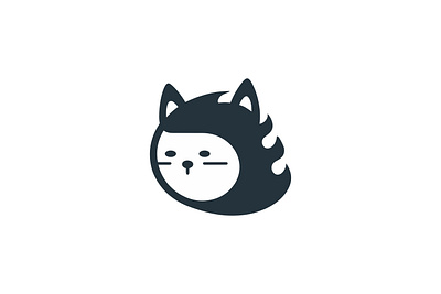 Cat Ghost Logo branding graphic design logo