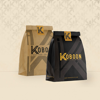 Koboon packaging branding drawing graphic design illustration logo typography vector