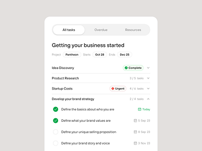 Task App UI by Lance on Dribbble