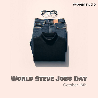 poster of world steve jobs day graphic design innovation poster stevejobs stevejobsday