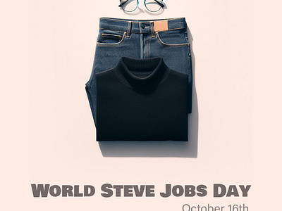 poster of world steve jobs day graphic design innovation poster stevejobs stevejobsday