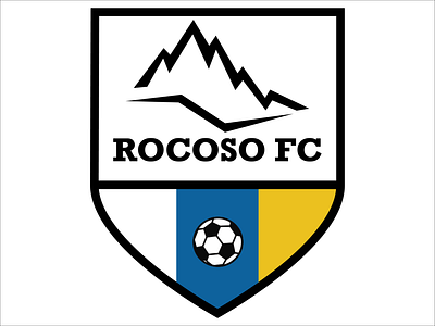ROCOSO FC branding emblem embroidery graphic design logo vectorize