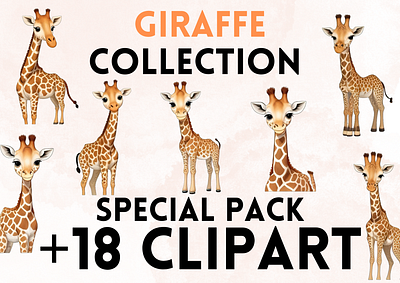 Giraffe Clipart animal animals clip art clipart clipart png design giraffe giraffes graphic design illustration png