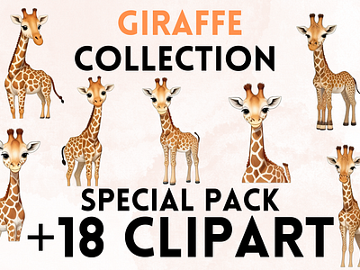 Giraffe Clipart animal animals clip art clipart clipart png design giraffe giraffes graphic design illustration png