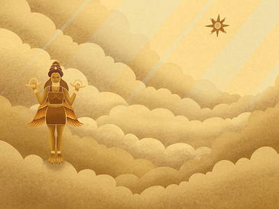 Ishtar art design digitalart drawing illustration mythology procreate