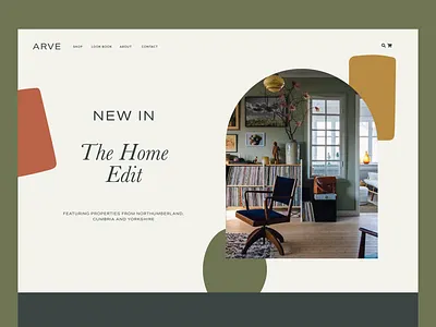 Arve - Shop Web Design architecture desktop site e com e commerce ecommerce furniture home interior design interiors look book site site design styling typography web design web layout website website design