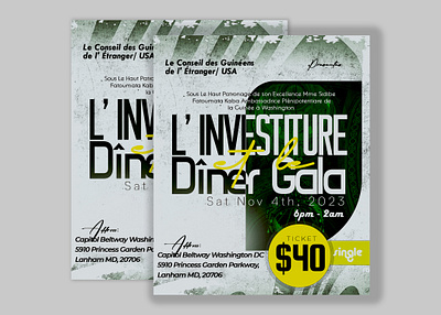 Gala dinner Design branding event event flyer flyer graphic design moderm motion graphics