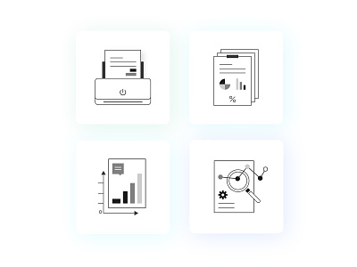 Data analysis icons analytics app arrow calculate data diagram document element flat icon icons isolated lines pack performance presenting report symbol vector web