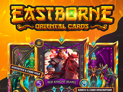 Trading Card Game (TCG) Template - Eastborne 🐉 board game card game design download tcg game art game card design game design game ui gui hearthstone tcg tcg designer tcg template trading card game world of warcraft