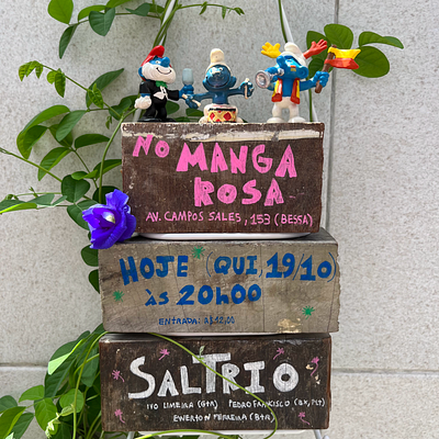 SalTrio no Manga Rosa (10/23) 2/2 art drawing flyer fotografia illustration photo smurfs