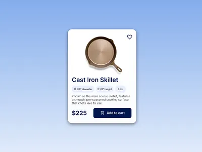 Product Card Design app d product ui ux