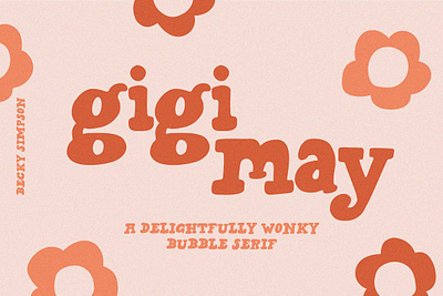 Gigi May • Kids' Bubble Serif Font Free Download bubble letters bubble serif font bubble tea childish font childlike font cute bunny cute font cute hand lettering hand lettered serif handlettering kids brand font kids poster nursery playful font playful lettering quirky bubble letters quirky font serif display font typewriter font