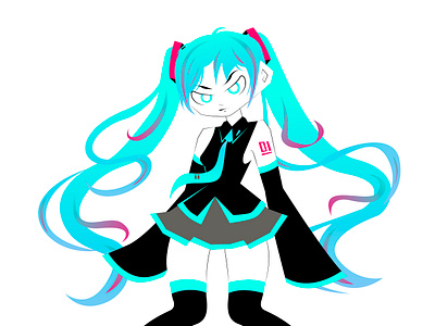 Vocaloids graphic design illustration