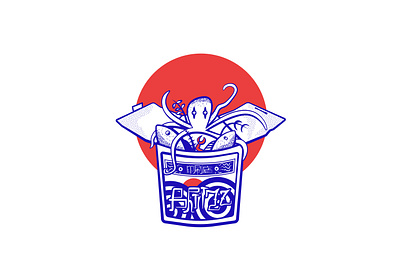 Seafood crab design fish illustration japan logo octopus print seafood vector vector art vector illustration