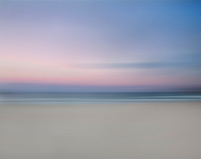 abstract photography beach intentional blur blue pink blue sand photography