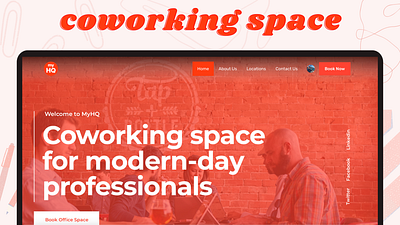 coworking space reservations branding coworking design reservations ui website website design