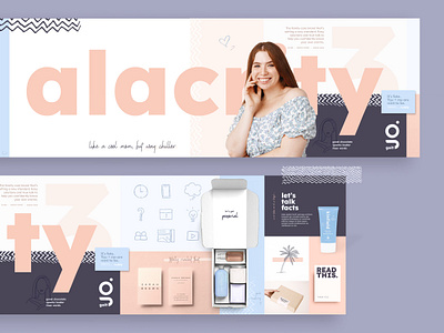Alacrity Profile Stylescape 2/3 beauty bold brand branding care family feminine graphic design health mother pastel positive style stylescapes user profile woman women