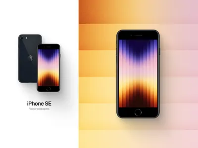 iPhone SE - Vector wallpapers design figma gradient ui vector wallpaper
