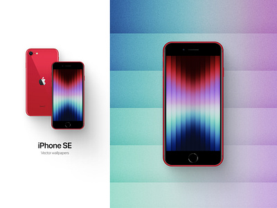 iPhone SE - Vector wallpapers design figma gradient ui vector wallpaper