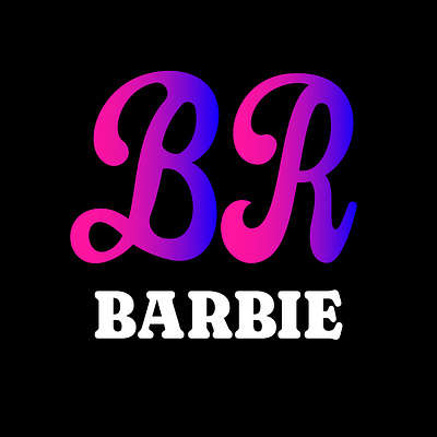 Barbie Logo. barbie br logo branding design digital art graphic design illustration logo typography vector