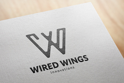 Weird Wings branding design flat graphic design logo minimal typography ui vector