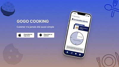 DailyUI #014 - Countdown timer GOGO COOKING branding dailyui design graphic design illustration junior logo ui ux vector