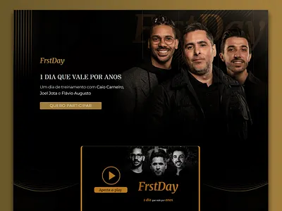Landing page - Frstday landing page webdesigner website