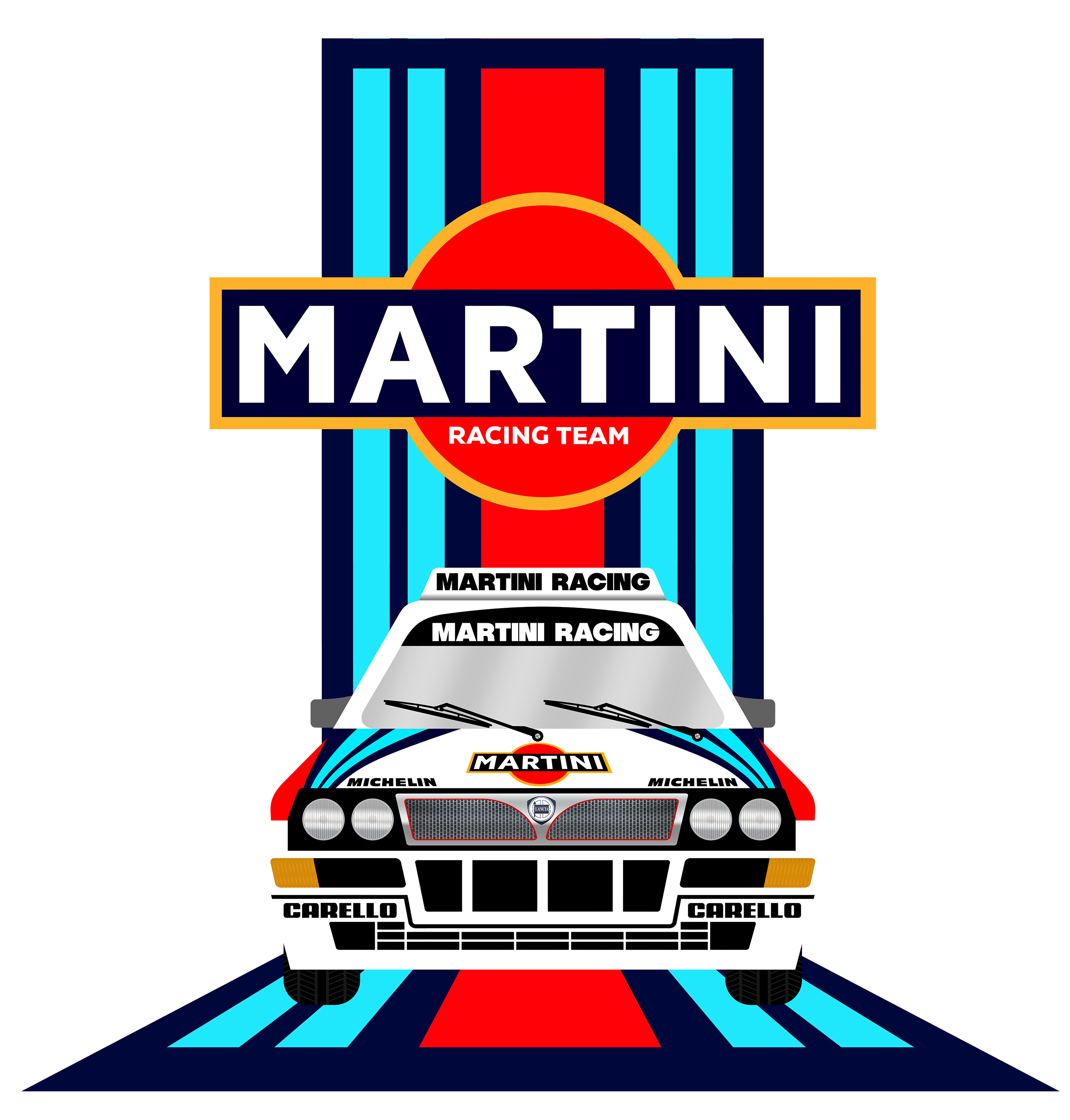 Martini Racing Team Lancia Rally by Santhiago Carvalho (Sanavlis