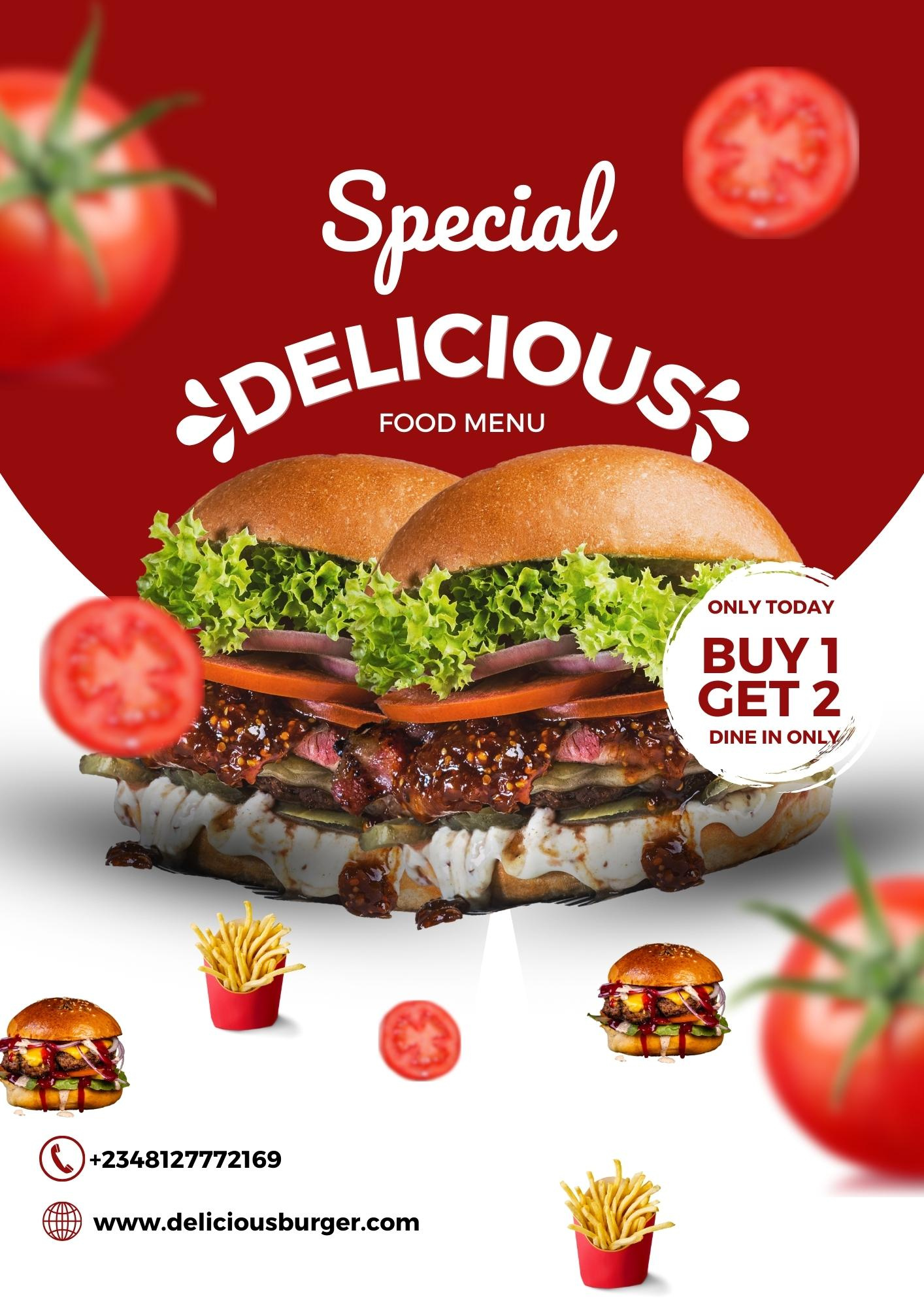 MODERN FOOD FLYER design flyers graphic design