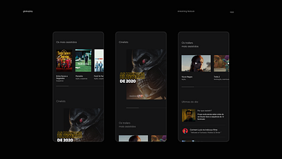 globoplay. streaming app movies netflix streaming ui