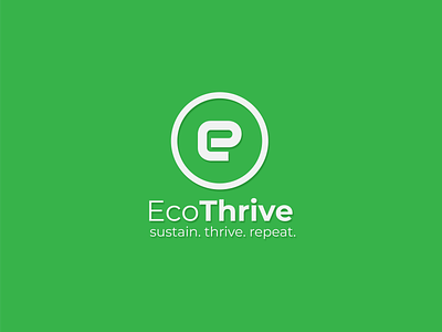 EcoThrive // Branding Identity branding design graphic design graphicdesign logo logo design vector