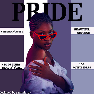 Magazine cover design