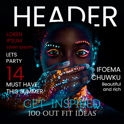 Model magazine cover