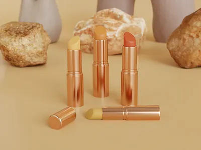Lipstick - 3D product design 3d 3d blender 3d design 3d model 3d render design graphic design illustration lipstick makeup product product product design