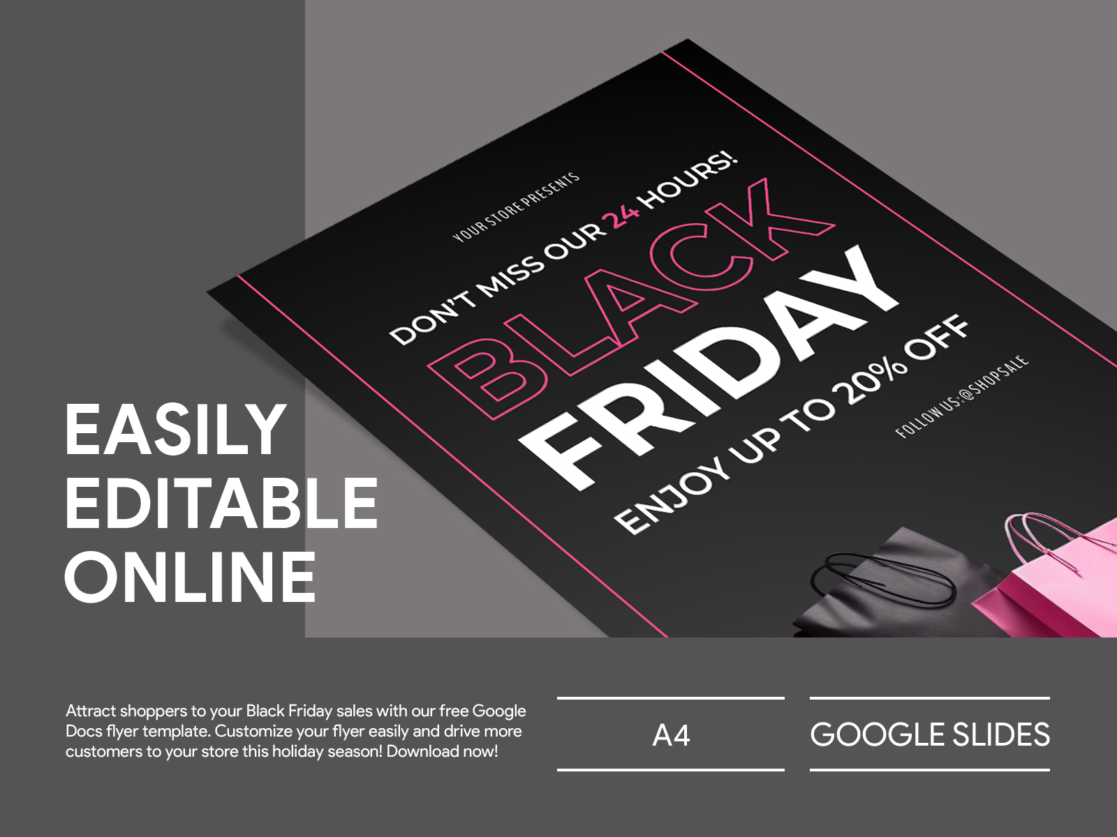Free custom printable Black Friday flyer templates