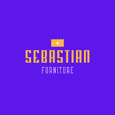 King Of Furniture Logo king logo modern name personal brand simple