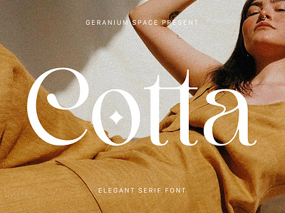 Cotta - Elegant Serif app branding design graphic design illustration logo typography ui ux vector