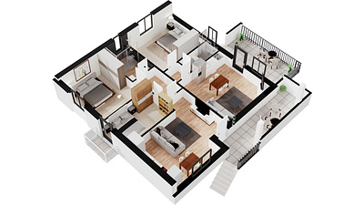 Real Estate Immobiliare 3D Floor Plan 3d 3d floor plan floor plan immobiliare property marketing property sell real estate real estate broker real estate property redraw redraw floor plan