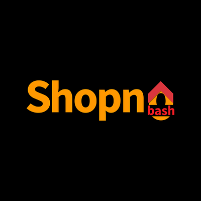 Shopnobash logo design branding graphic design illustration logo vector