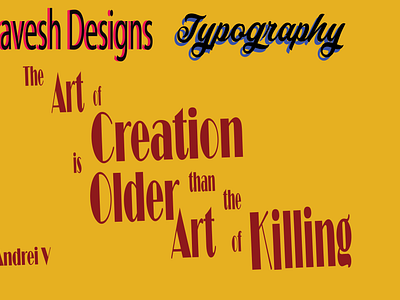 Typography Types adobe illustrator advertising graphic design social media typography