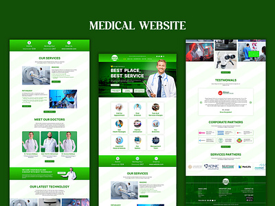 Popular Diagnostic center landing page clinic website corporate website creative landing page design doctor website graphic design health website hospital website logo medical landing page medical uiux medical website modern web design popular web design professional website redesign website responsive design update website website template