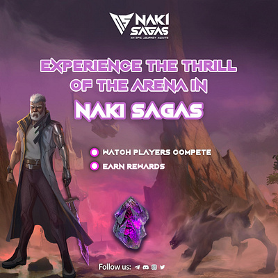 Naki Sagas arena experience game post thrill