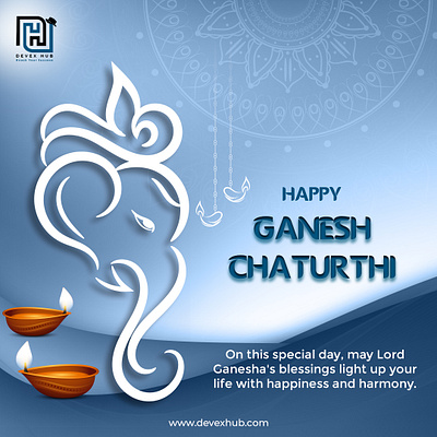 Happy Ganesh Chaturthi creative ganesh ganpatibappa post